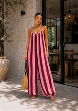 Load image into Gallery viewer, N Satin  stripe jumpsuit