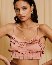 Load image into Gallery viewer, Eb pleated crop top