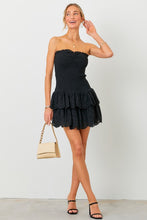 Load image into Gallery viewer, B smocked ruffle mini dress