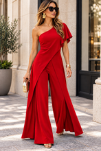 Load image into Gallery viewer, I one shoulder layer jumpsuit