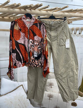 Load image into Gallery viewer, Lc stamp satin jacket