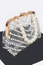 Load image into Gallery viewer, Hd studded pearl  clear bags