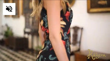 Load image into Gallery viewer, K flower print maxi dress