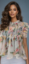 Load image into Gallery viewer, Nb Flowers flowy top