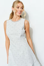 Load image into Gallery viewer, I twill seafoam dress with sparkle accent dress