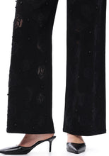 Load image into Gallery viewer, B Mid rise wide leg  black