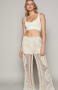 P Crochet pants