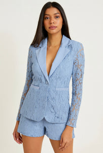 Tc lace 2 pcs blazer set