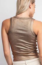 Load image into Gallery viewer, En  Metallic coated Ribbed tank