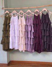 Load image into Gallery viewer, Lc ruffles linen dress