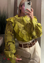 Load image into Gallery viewer, I lace long sleeve blouse