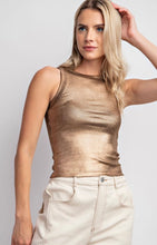 Load image into Gallery viewer, En  Metallic coated Ribbed tank