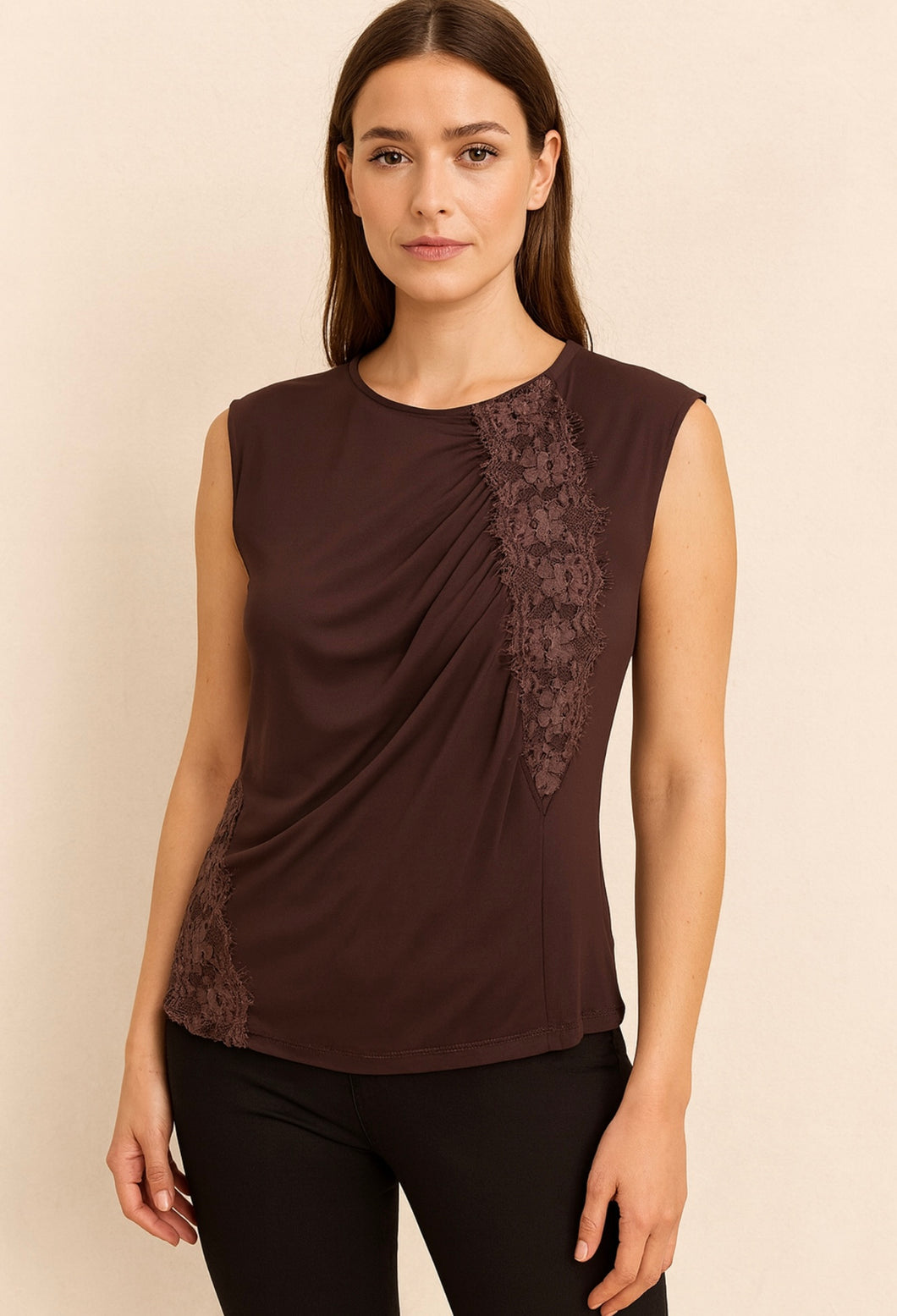 Lc puntilla top brown