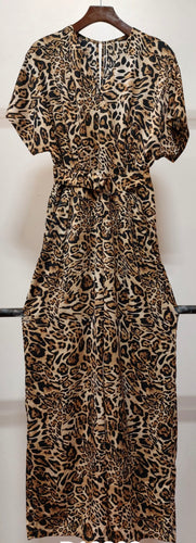 O leopard print jumpsuit