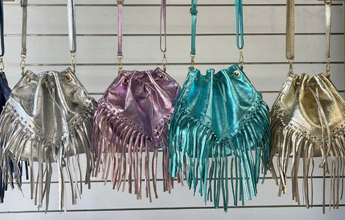 Lc Fringe Metallic bags