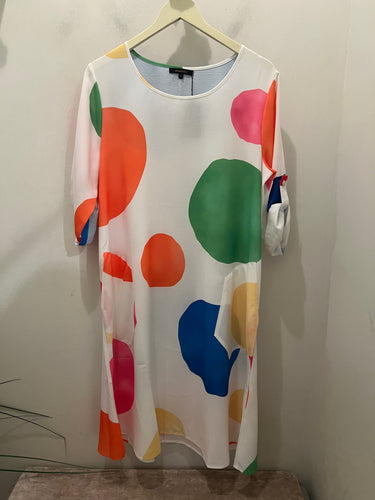 R print pocket dress