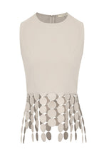 Load image into Gallery viewer, R Arielle sleeveless  top with Trim