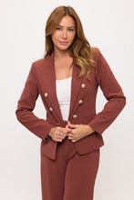 Load image into Gallery viewer, O 2pcs blazer set