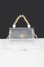Load image into Gallery viewer, Hd beaded handle  transparent bag