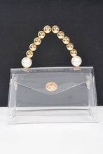 Load image into Gallery viewer, Hd beaded handle  transparent bag