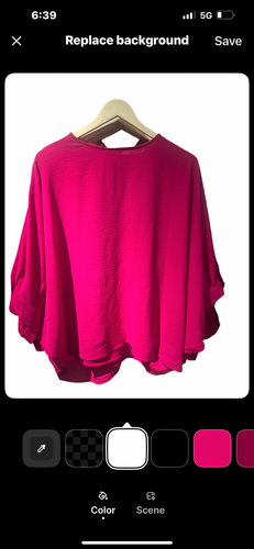 C magenta top
