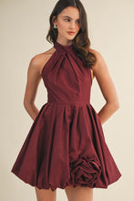 Load image into Gallery viewer, Ms bubble hem halter dress