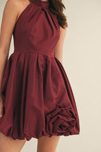 Load image into Gallery viewer, Ms bubble hem halter dress