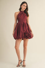 Load image into Gallery viewer, Ms bubble hem halter dress