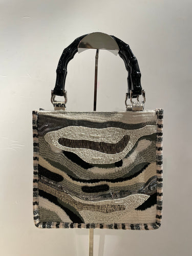 Ab Metallic  sands handbag
