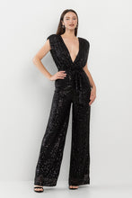 Load image into Gallery viewer, TSC Sequence shoulder pad jumpsuit