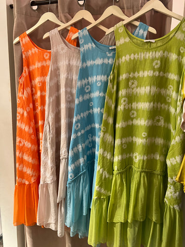 K Linen hi low dress