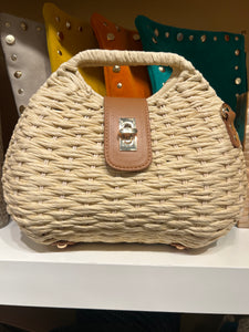 Lc wicker moon bag