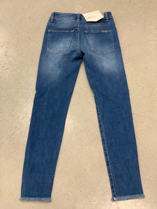 Rhinestone Line Blue Jean