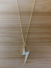 Load image into Gallery viewer, Lightning bolt necklace