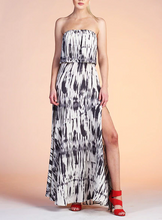 Load image into Gallery viewer, strapples blue maxi dress