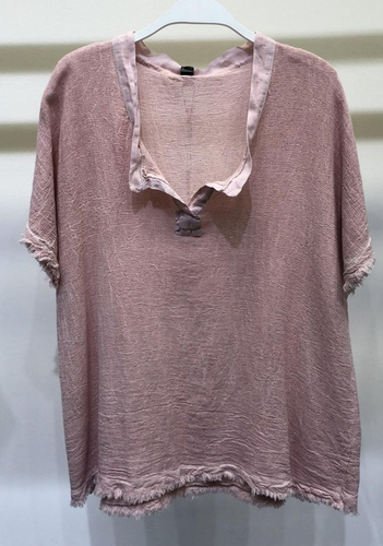 italian blush over sized top