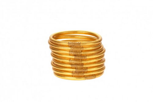 Gold All Weather Bangles - Serenity Prayer
