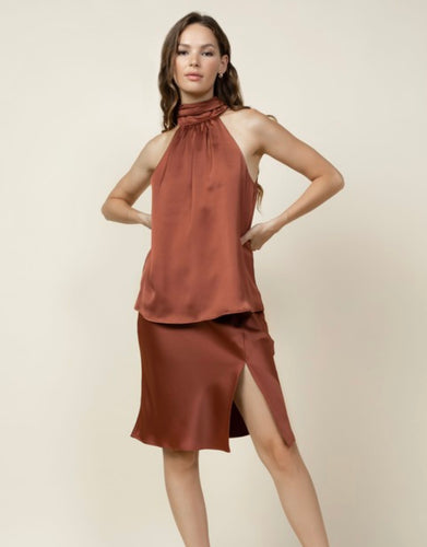 Sab bow halter top