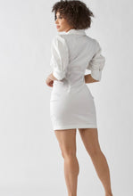 Load image into Gallery viewer, M Button down shirt mini dress