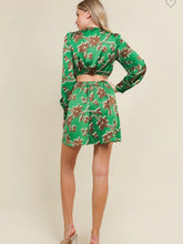 Load image into Gallery viewer, T surplice style cutout mini dress
