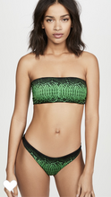 Load image into Gallery viewer, Green Snake Skin Bikini Set