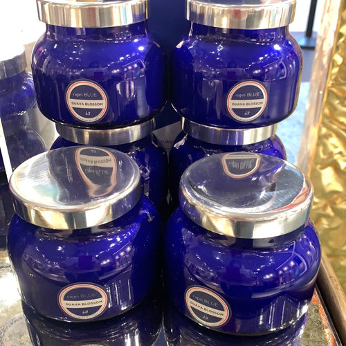 Capri blue guava blosson 8 0z petite jar canddle