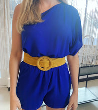 Load image into Gallery viewer, Tyche Royal Blue Romper