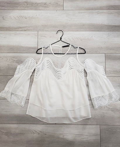 Lace white top MFL
