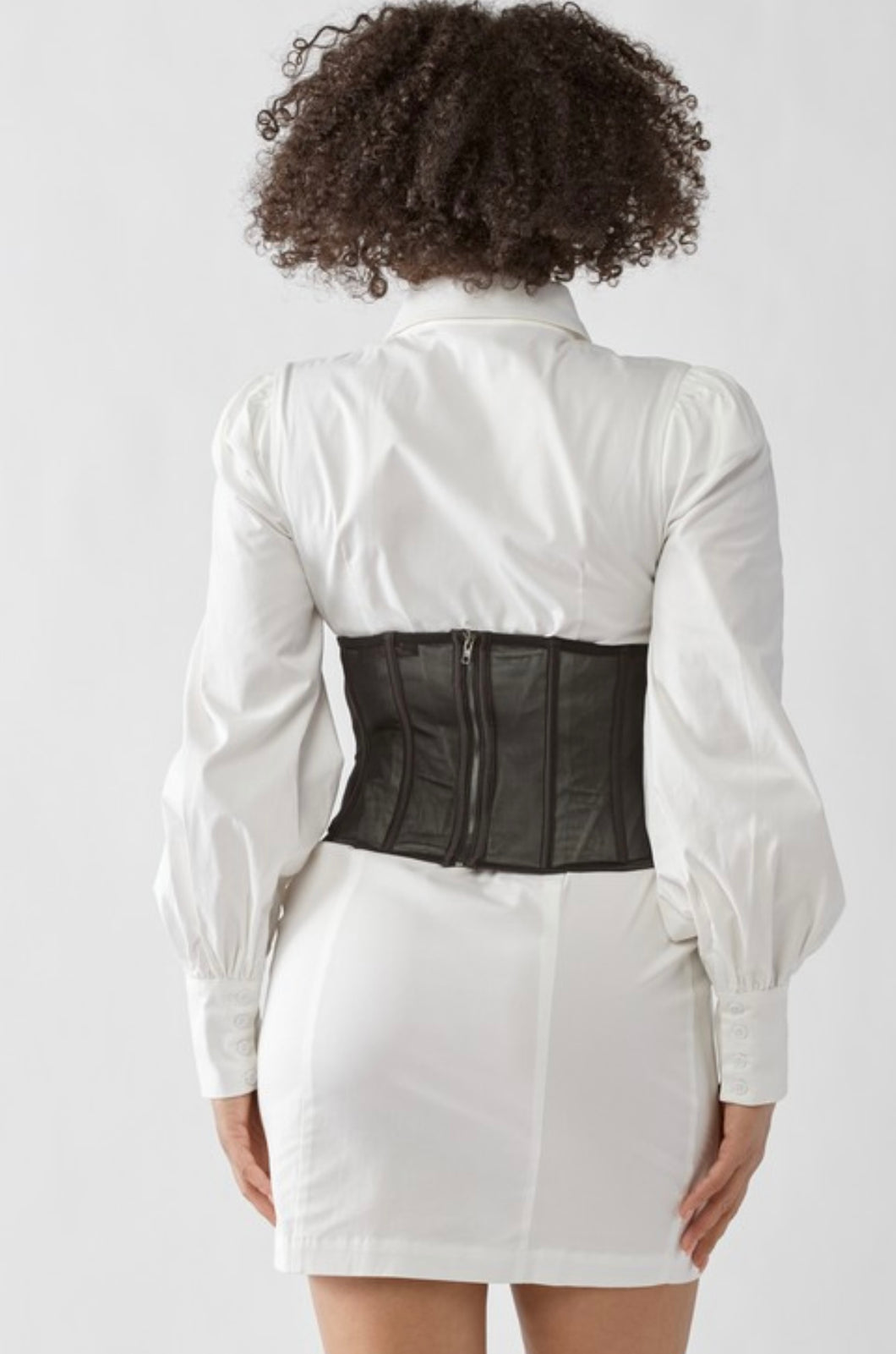 M mesh corset black