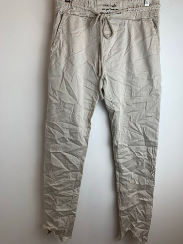 Italian  beige star pocket jogger