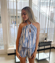 Load image into Gallery viewer, Tyche Blue Romper
