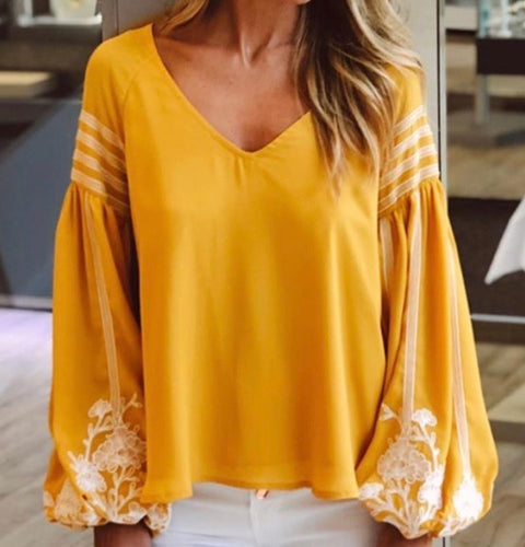 Embroidery top