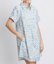 Load image into Gallery viewer, J leopard print collar dress