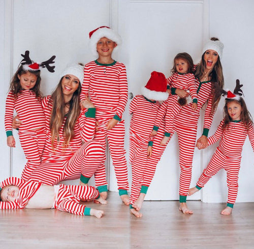 Candy cane unisex pjs